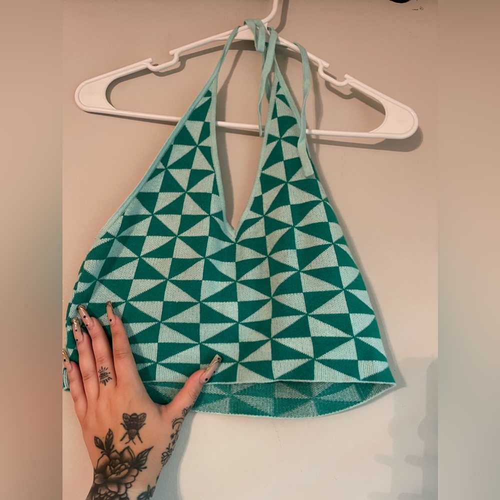 La hearts halter top